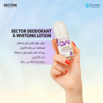 Sector whitening & deodorant roll on