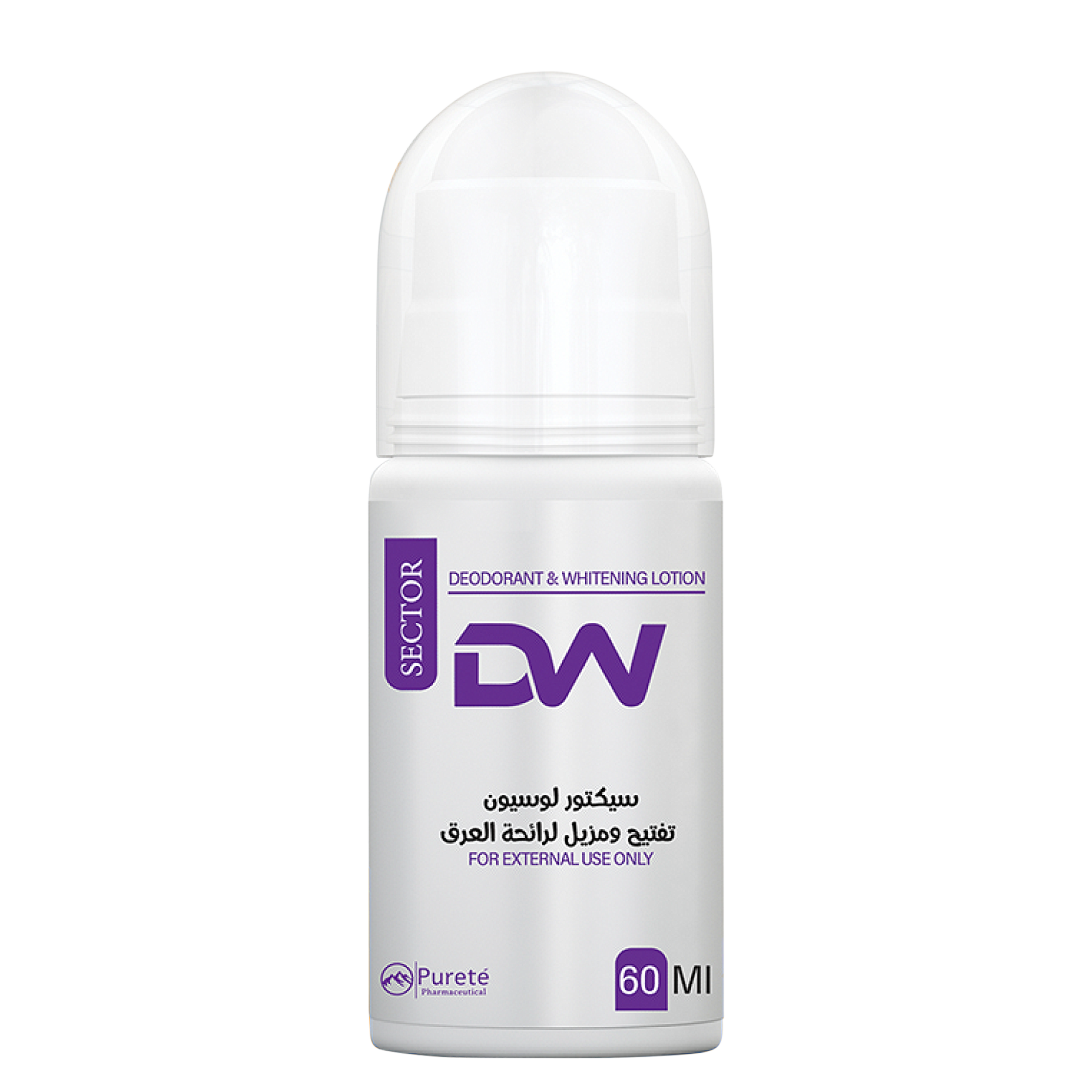 Sector whitening & deodorant roll on